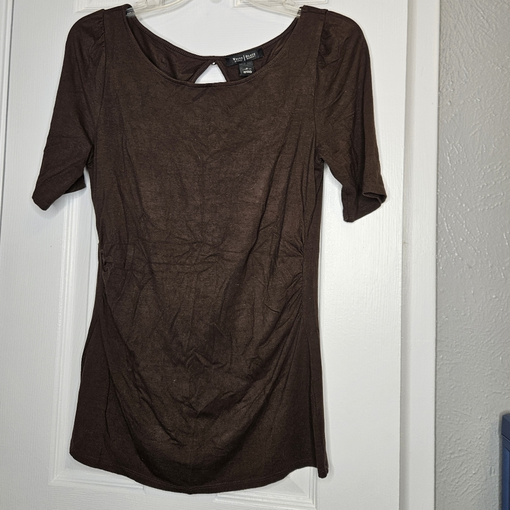 White House Black Market Brown Top
